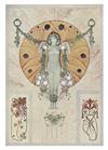 Appraisal: ART NOUVEAU Der Decor color reproductions of watercolor designs of