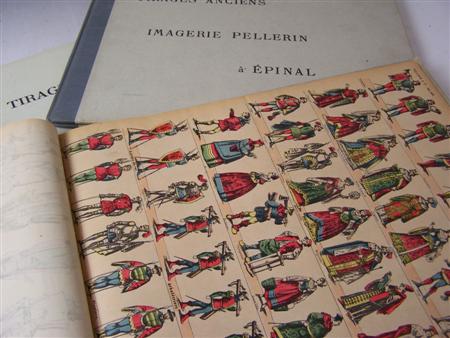 Appraisal: Imprimerie Pellerin Tirages Anciens Paris c Oblong folio volumes containing