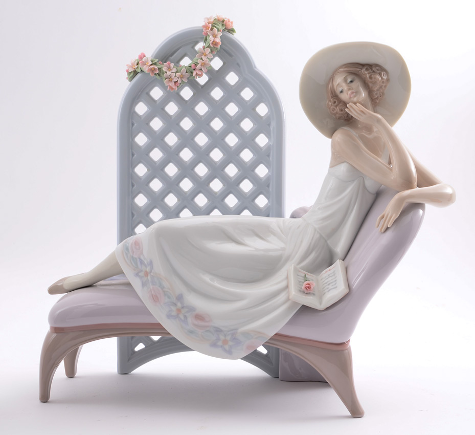 Appraisal: LLADRO PORCELAIN LE FIGURINE ''GARDEN DREAMS'' Limited Edition Jose Puche