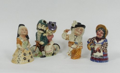 Appraisal: Shorter Son Ltd Four pottery character jugs including Gilbert and