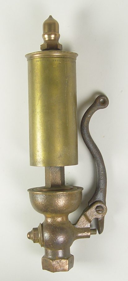 Appraisal: Brass Bronze Steam Whistle Single note whistle with acorn finial