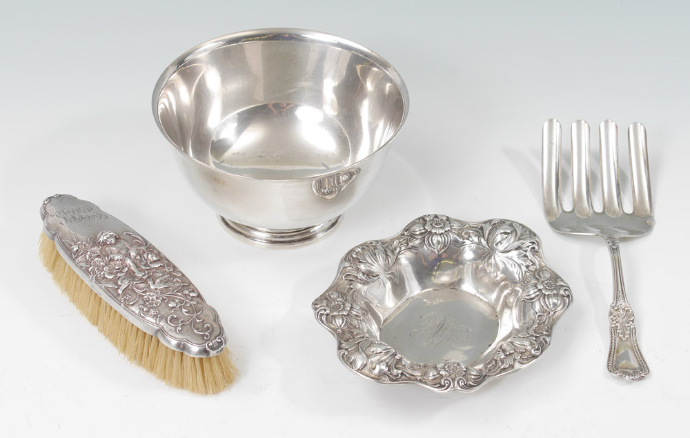 Appraisal: PIECE ESTATE STERLING COLLECTION pieces total to include International Silver