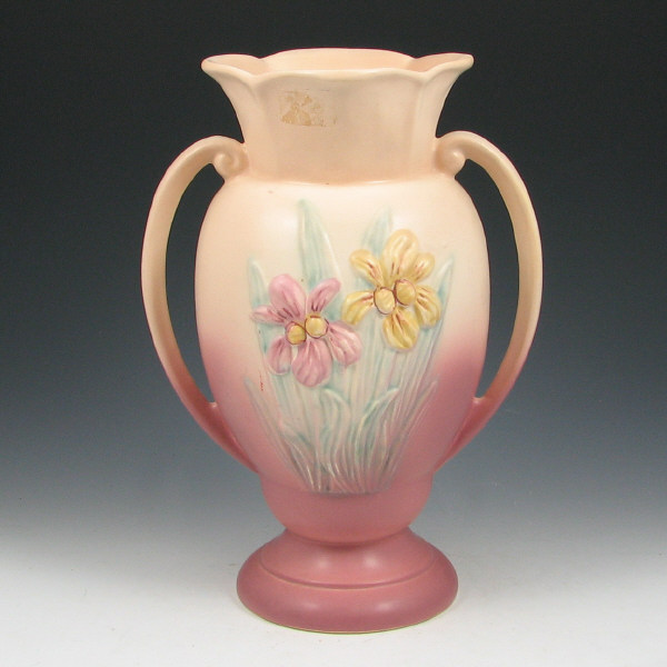 Appraisal: Hull Iris - Vase - Mint Iris vase in pink