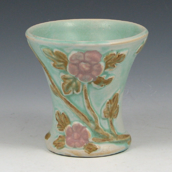 Appraisal: Hull Crab Apple Vase - Mint Crab Apple vase in