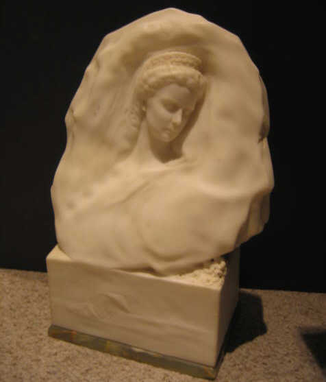 Appraisal: ROBERT WEIGL AUSTRIAN - Sculptured white marble titled Kaiserin Elisabeth