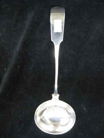 Appraisal: American Coin Silver Soup Ladle by R W Wilson ''