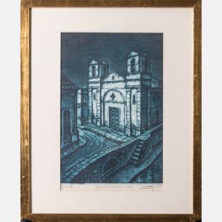 Appraisal: Oscar Meyer th Century Capilla del Ni o Dios Lithograph