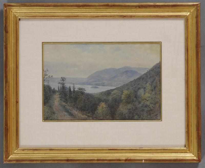 Appraisal: WALTER PARIS - BANNERMAN'S ISLAND BY WEST POINT Watercolor on