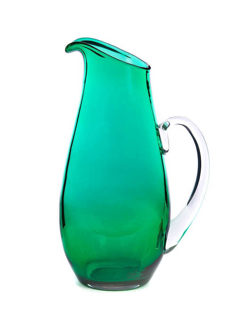 Appraisal: Green Erickson Pitcher Excellent condition with no damage or repairs