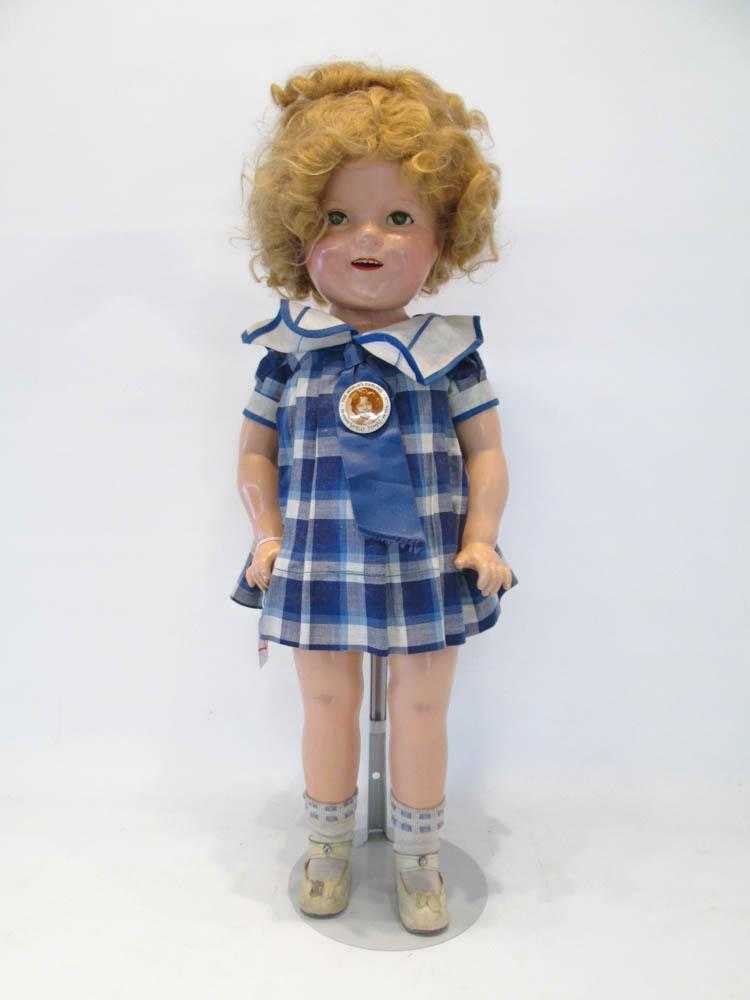 Appraisal: IDEAL SHIRLEY TEMPLE DOLL all original including wig clothes and