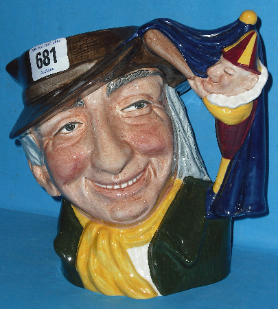 Appraisal: Royal Doulton Large Character Jug Punch and Judy Man D