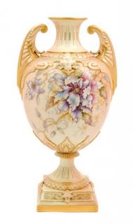 Appraisal: A Royal Worcester Porcelain Vase Height inches A Royal Worcester