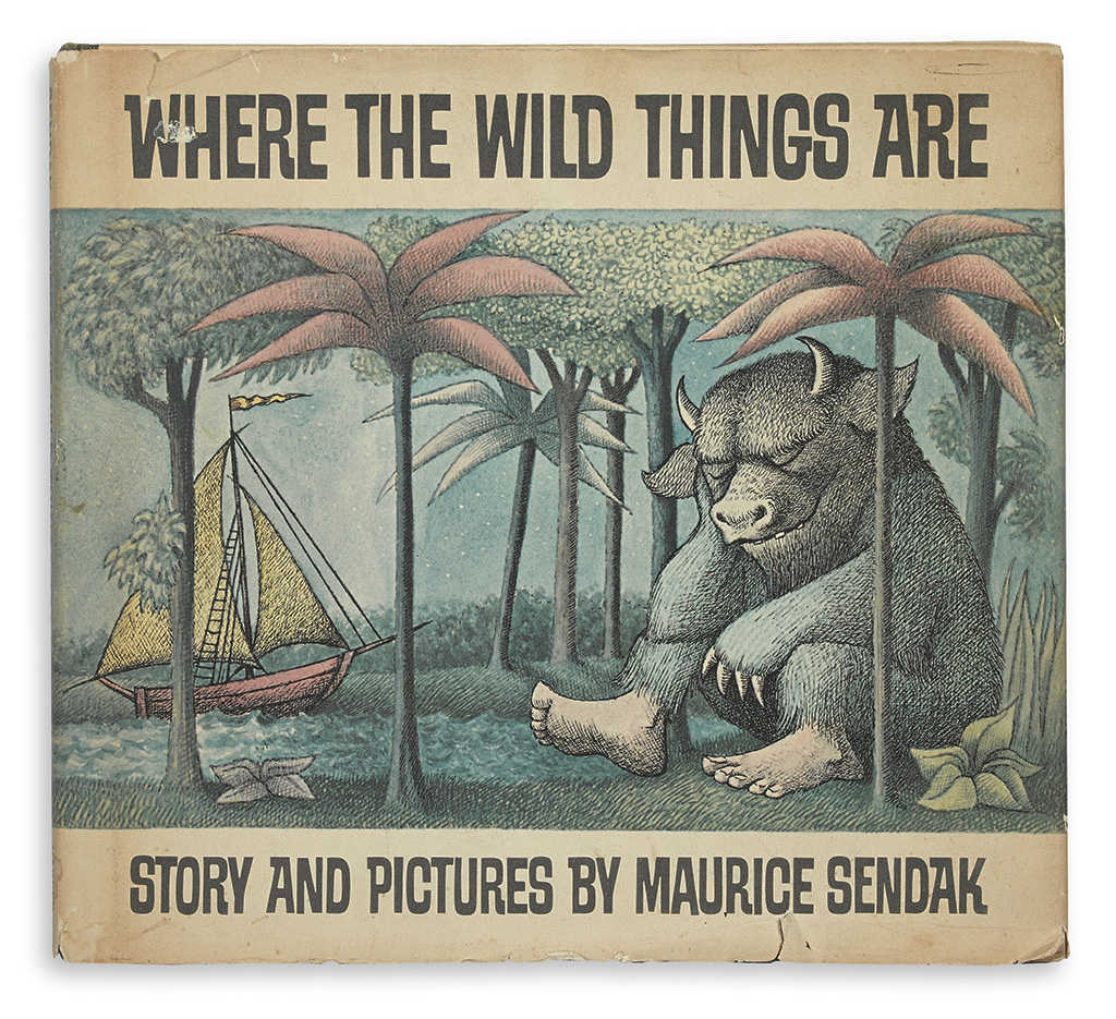 Appraisal: CHILDREN'S LITERATURE SENDAK MAURICE Where the Wild Things Are Oblong