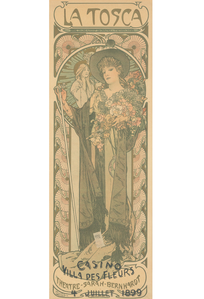 Appraisal: ALPHONSE MUCHA - LA TOSCA x inches x cm F