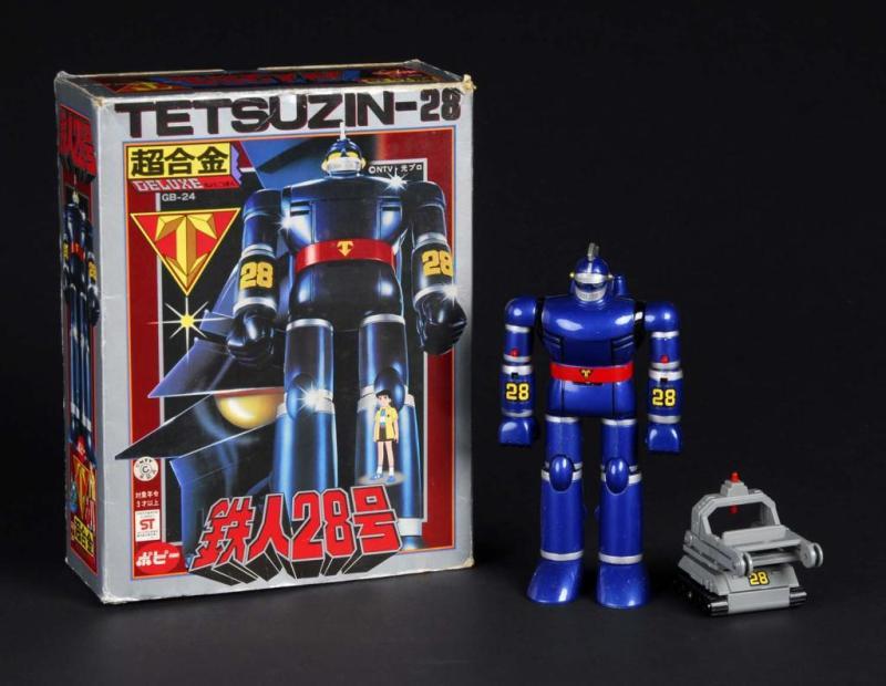 Appraisal: Chogokin DX Tetsujin Description Made by Popy GB- MIB complete