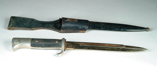 Appraisal: MILITARY KNIFE BY F W HOLLER Knife marked with name