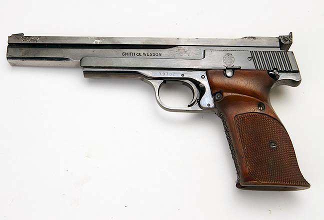 Appraisal: S and W Model LR target pistol SN This gun