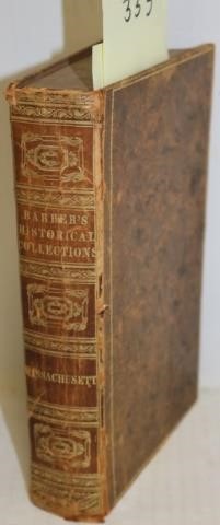 Appraisal: LEATHER BOUND BOOK TITLED BARBER'S HISTORICALCOLLECTIONS BY JOHN WARNER BARBER