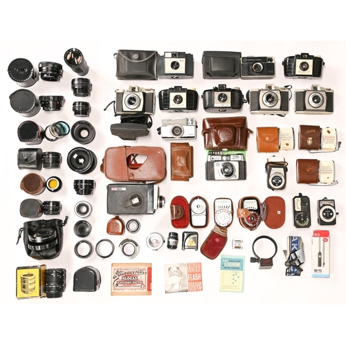 Appraisal: Photography A collection of Kodak Ilford and other cameras including