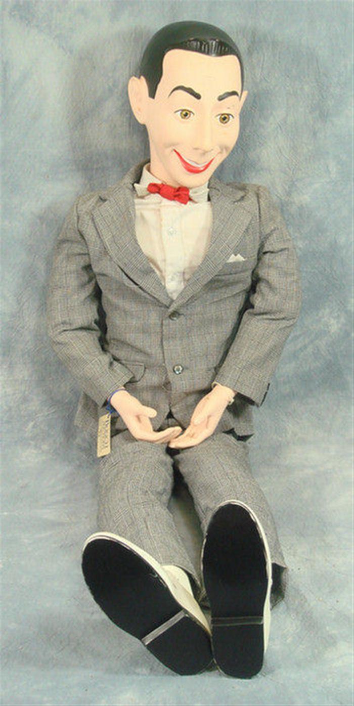 Appraisal: Huge Pee Wee Herman Doll plastic and cloth excel condition