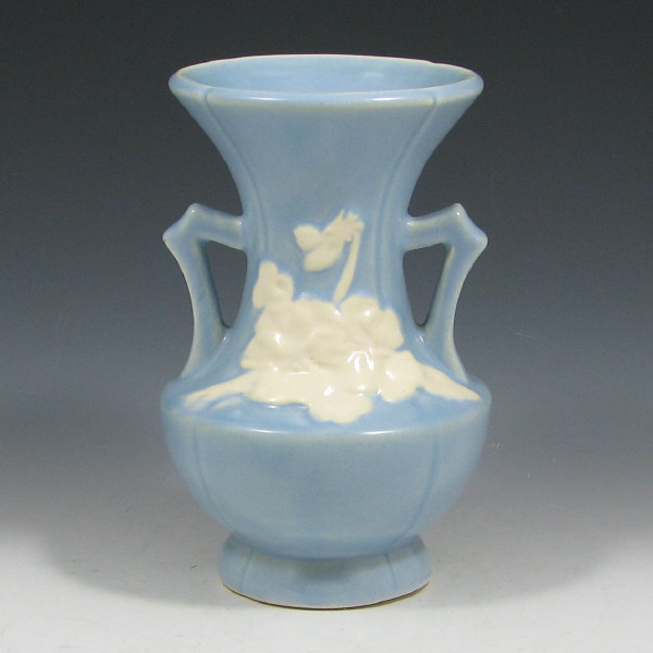 Appraisal: Weller Cameo Vase - Mint Weller Cameo vase in blue