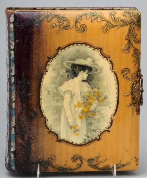 Appraisal: Celluloid Upright Photo Album Description Circa late s to early