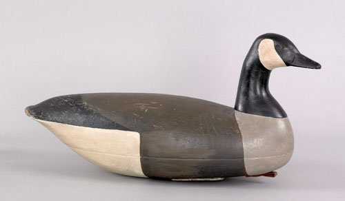 Appraisal: New Jersey goose decoy attributed to Bradford Salmon th c