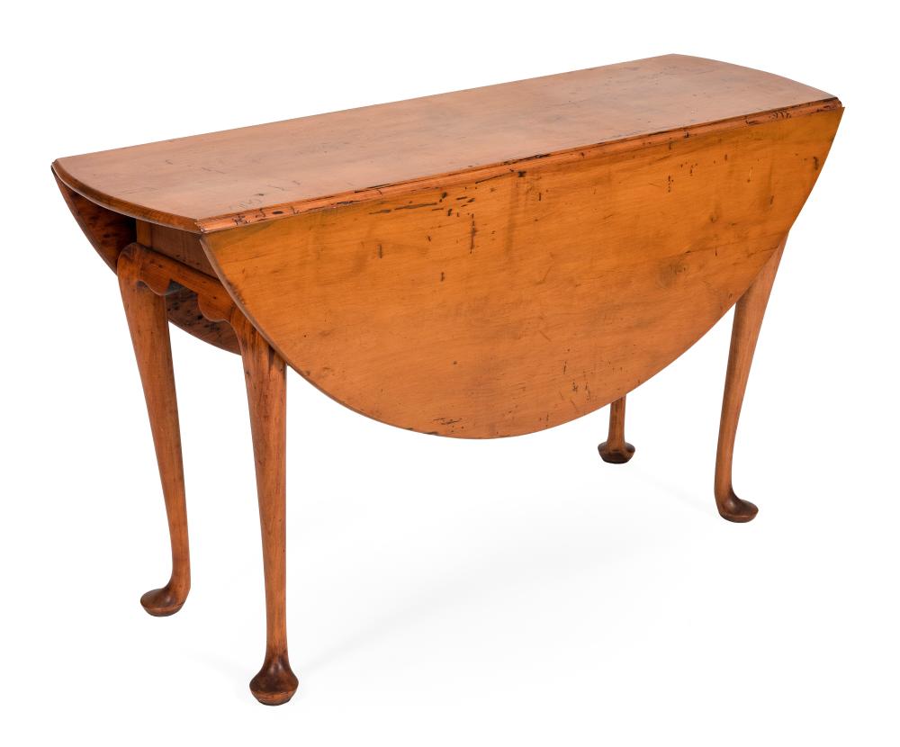 Appraisal: QUEEN ANNE DROP-LEAF TABLE NEW ENGLAND MID- TH CENTURY HEIGHT