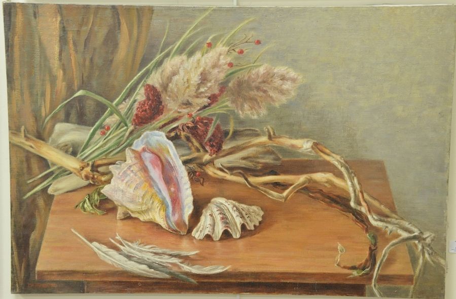 Appraisal: Dorothy Ochtman - oil on canvas Driftwood and Shells signed