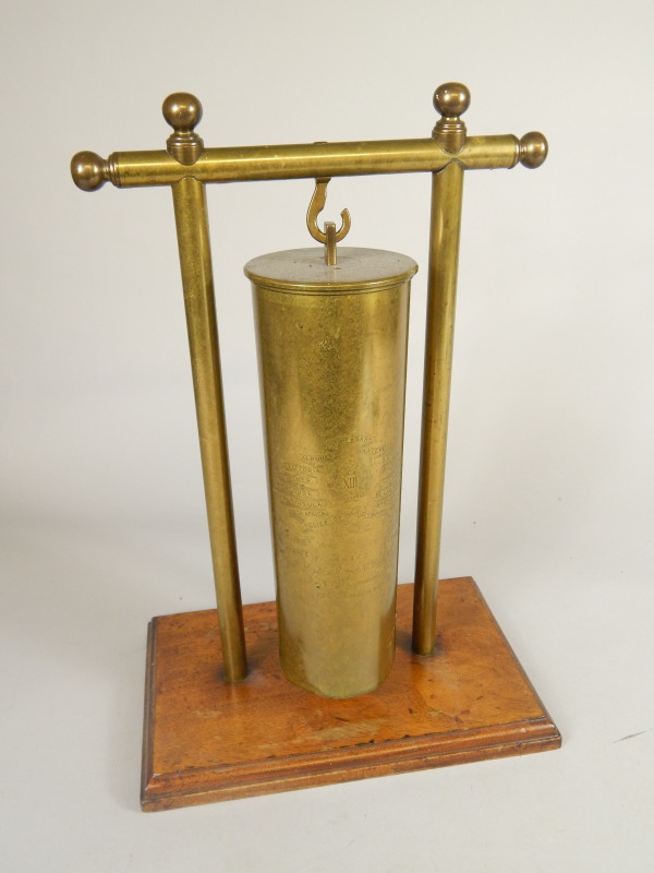 Appraisal: Trench Art A dinner gong formed from an artillery shell