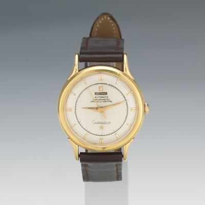 Appraisal: A Gentleman's Omega Constellation Automatic Watch k yellow gold round