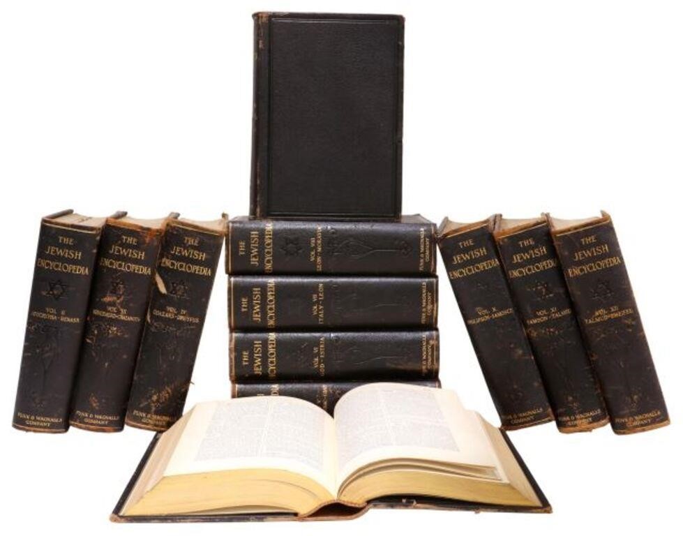 Appraisal: vols Library encyclopedia shelf books The Jewish Encyclopedia in twelve