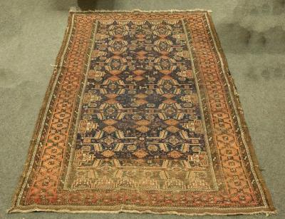 Appraisal: An Afghan long rug early th Century cm x cm