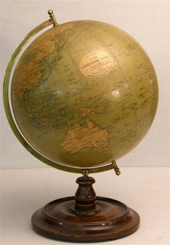 Appraisal: Early th century Philips terrestrial globe with maker's label globe