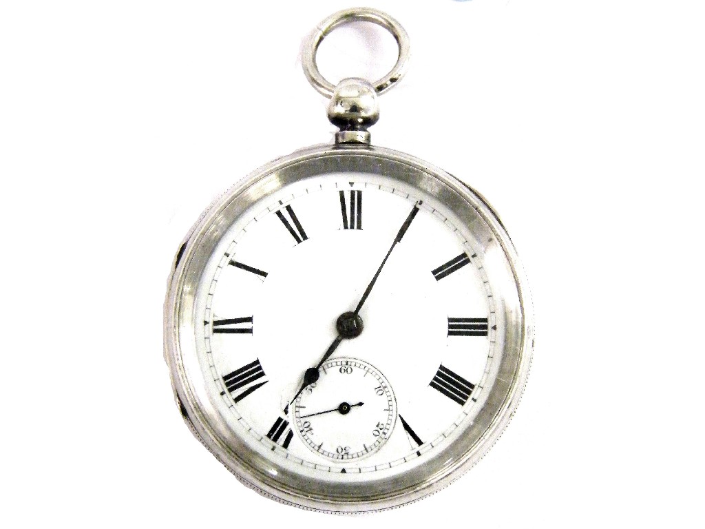 Appraisal: English fusee lever pocket watch hallmarked Birmingham the gilt movement