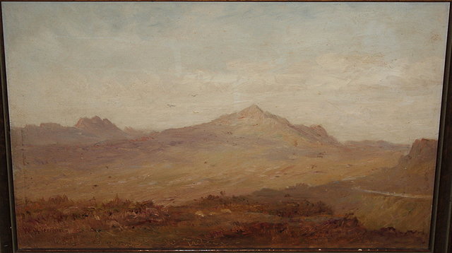 Appraisal: WILLIAM HENRY VERNON - Moel Siabod signed and incised with