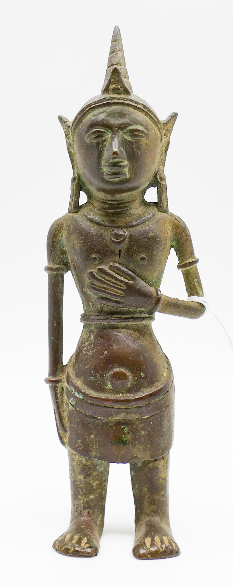 Appraisal: Antique Laotian Bronze Standing Deity ''