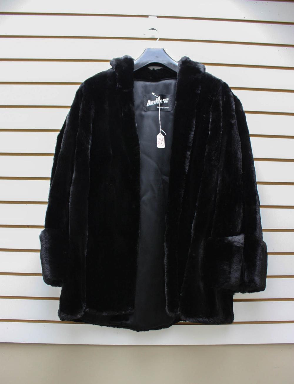 Appraisal: SHEARED MINK JACKET with one hook and eye closure and