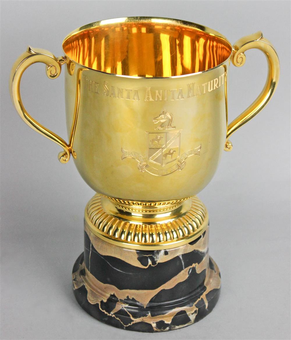 Appraisal: AMERICAN K GOLD TROPHY SHREVE CO SAN FRANCISCO THE SANTA