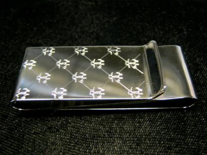 Appraisal: Sterling silver money clip Brooks BrothersAccented by Brooks Brothers emblem