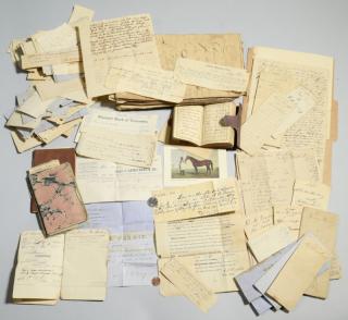 Appraisal: Harding Family archive account book Extensive archive relating to David