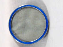 Appraisal: Russian Interest A Russian silver and enamel circular photo frame