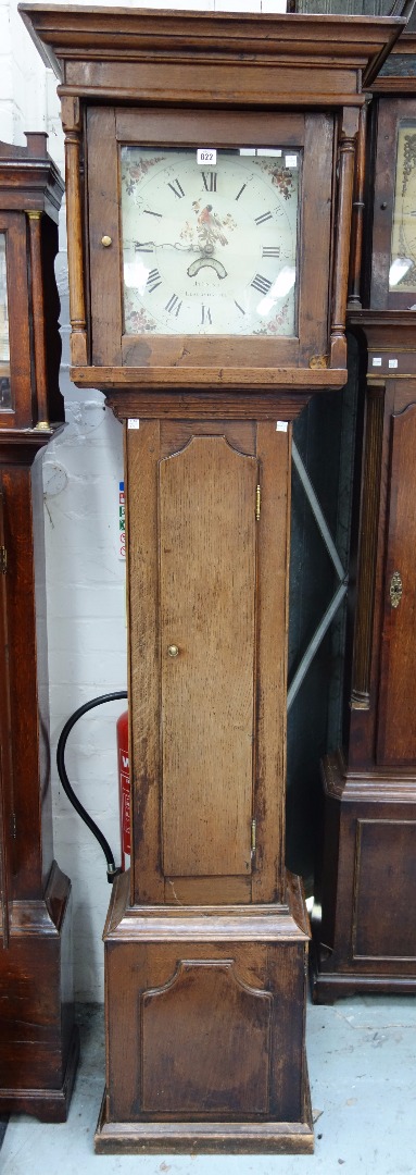 Appraisal: A Welsh thirty day longcase clock with stepped surmount the