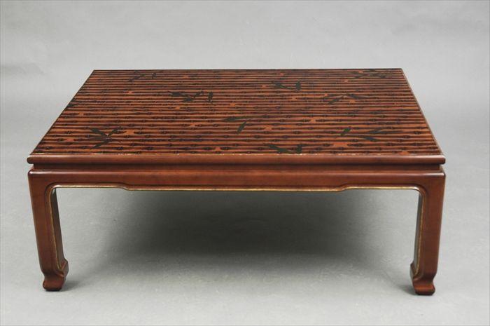 Appraisal: Chinese-Style Low Table with Lacquer Top x x in