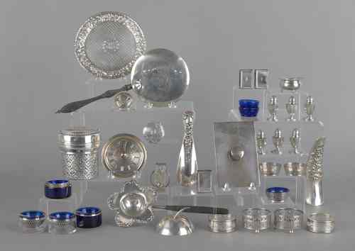 Appraisal: Collection of sterling silver tablewares ozt