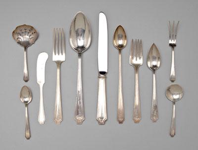 Appraisal: Gorham King Albert sterling flatware nbsp pieces most with various