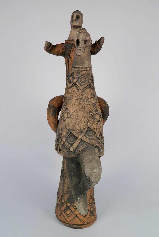 Appraisal: Dane Burr ceramic sculpture Dane Burr American - - Horse