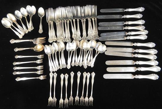 Appraisal: SILVER Assortment of sterling silver flatware by Gorham International Sterling