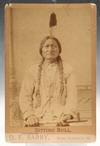 Appraisal: RARE CABINET PHOTO AMERICAN INDIAN - 'Sitting Bull' by D