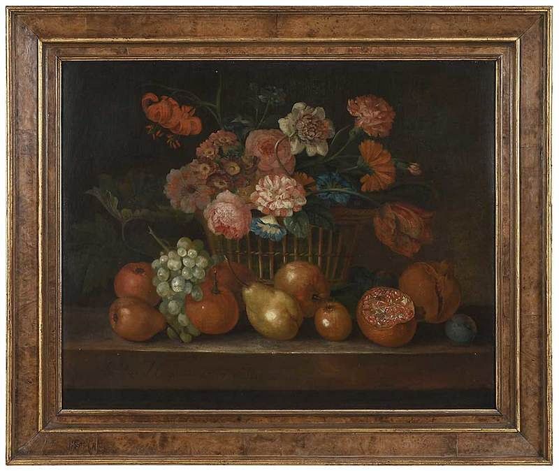 Appraisal: Circle of Jacob van Huysum Dutch th century Still Life